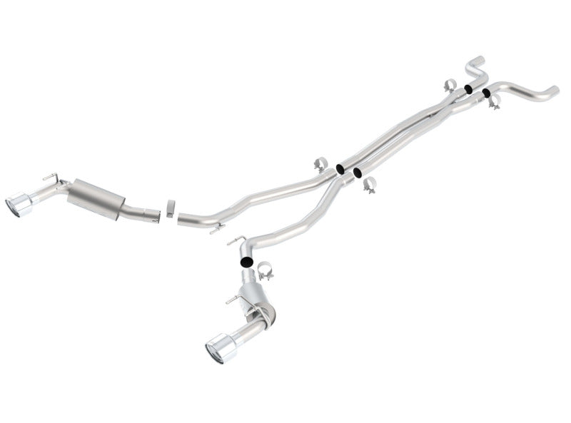 140280 Borla 2010 Camaro 6.2L V8 S Type Catback Exhaust (does not work w/ factory ground affects package -