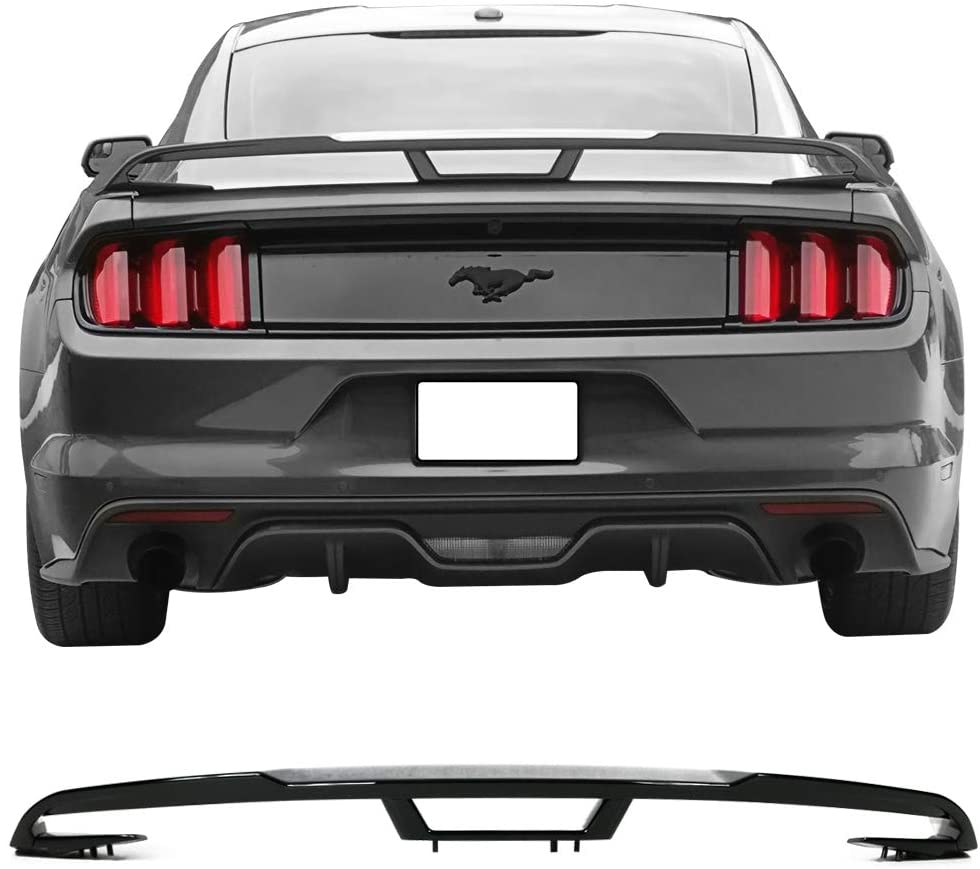 15-22 Ford Mustang 2018+ Performance Pack Style Trunk Spoiler Gloss Black