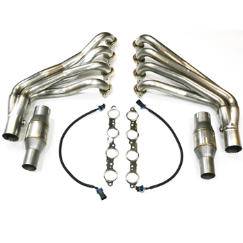 TEXAS SPEED 2" LONG TUBE HEADERS & OFF ROAD CONNECTION PIPES (10-15 CAMARO SS/ZL1)