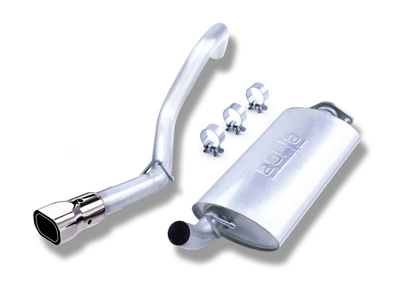 14924 Borla 00-06 Jeep Wrangler Sport/SE/X/Rubicon Sahara 2.5L/4cyl 4.0L/6cyl SS Catback Exhaust