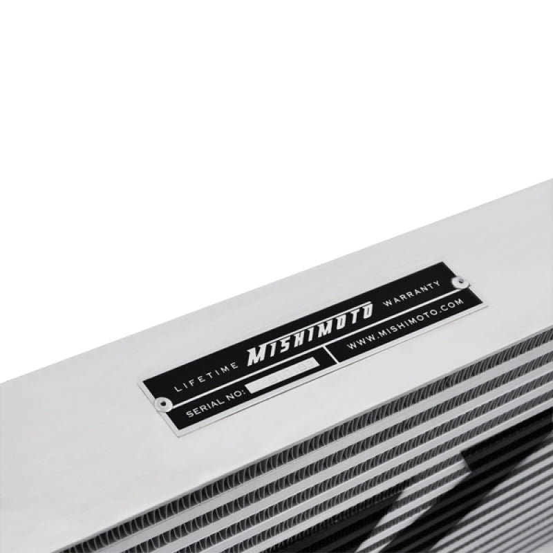 MMINT-UR Mishimoto Universal Silver R Line Intercooler Overall Size: 31x12x4 Core Size: 24x12x4 Inlet / Outle