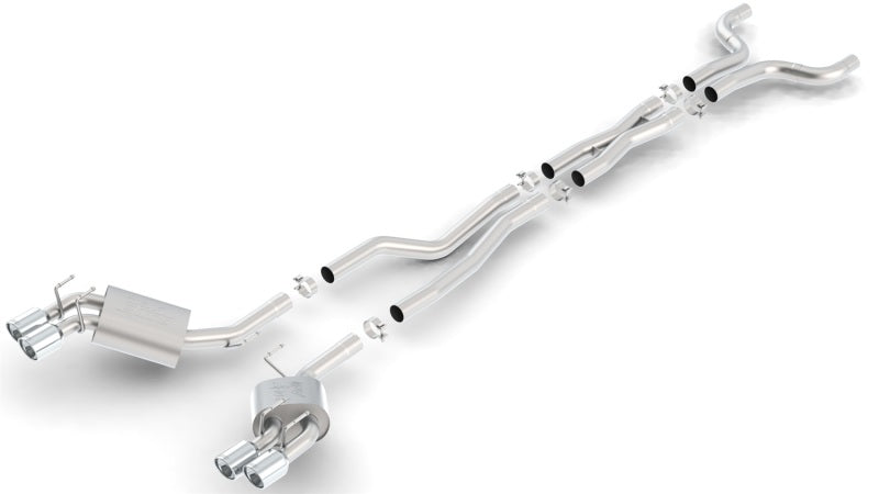 140495 Borla 12-14 Chevrolet Camaro ZL1 Coupe 6.2L 8cyl AT/MT 6spd RWD Aggressive ATAK Catback Exhaust