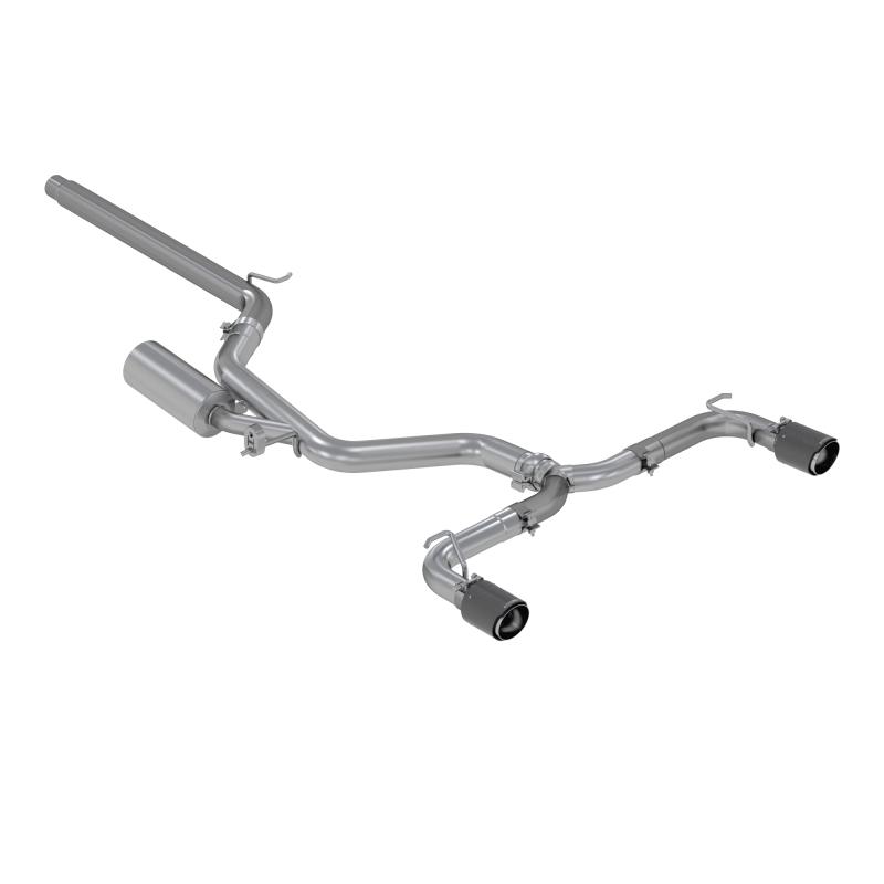 S46063CF MBRP 15-17 VW 2.0L Turbo Golf GTI MK7 3in T304 Cat Back Exhaust w/ Dual Split Rear Exit