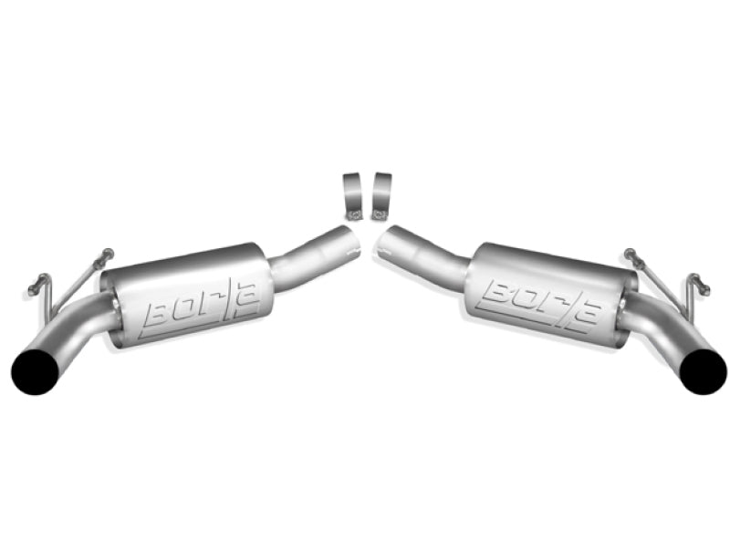 11794 Borla 2010 Camaro 6.2L ATAK Exhaust System w/o Tips works With Factory Ground Effects Package (rear