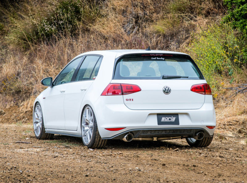 140750SB Borla 15-17 Volkswagen GTI (MK7) 2.0T AT/MT SS S-Type Catback Exhaust w/Stainless Brushed Tips