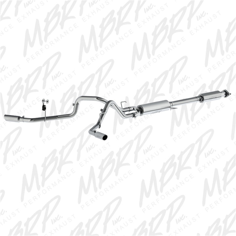 S5257409 MBRP 2015 Ford F-150 5.0L 3in Cat Back Dual Split Side Exit T409 Exhaust System