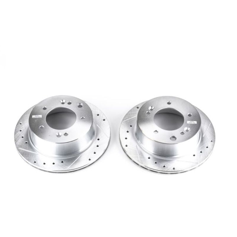 Power Stop 03-06 Kia Sorento Discos Perforados y Ranurados TRASEROS - Par 315mm