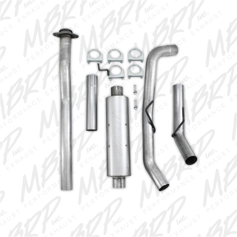S5236P MBRP 2011-2014 Ford F150 V6 EcoBoost 3in Cat Back Single Side AL P Series Exhaust