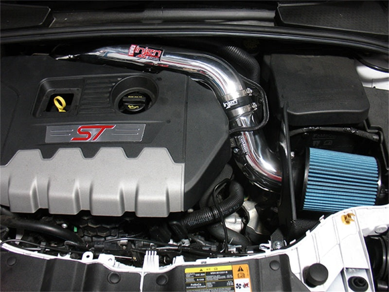 SP9002BLK Injen 15-18 Ford Focus ST 2.0L (t) 4cyl Black Short Ram Intake w/MR Tech & Heat Shield