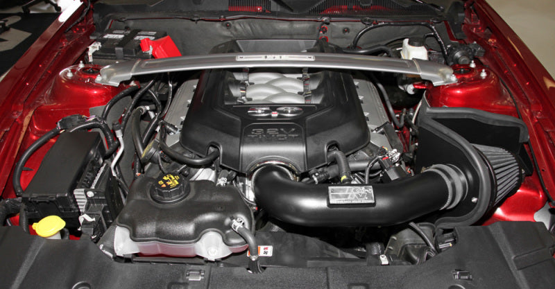 71-3527 K&N 11-14 Ford Mustang GT 5.0L V8 Black Performance Intake Kit