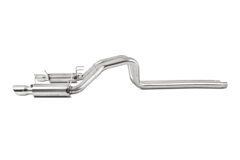 S7264409 MBRP 11-14 Ford Mustang GT 5.0L Dual Split Rear Race Version T409 3in Cat Back Exhaust System