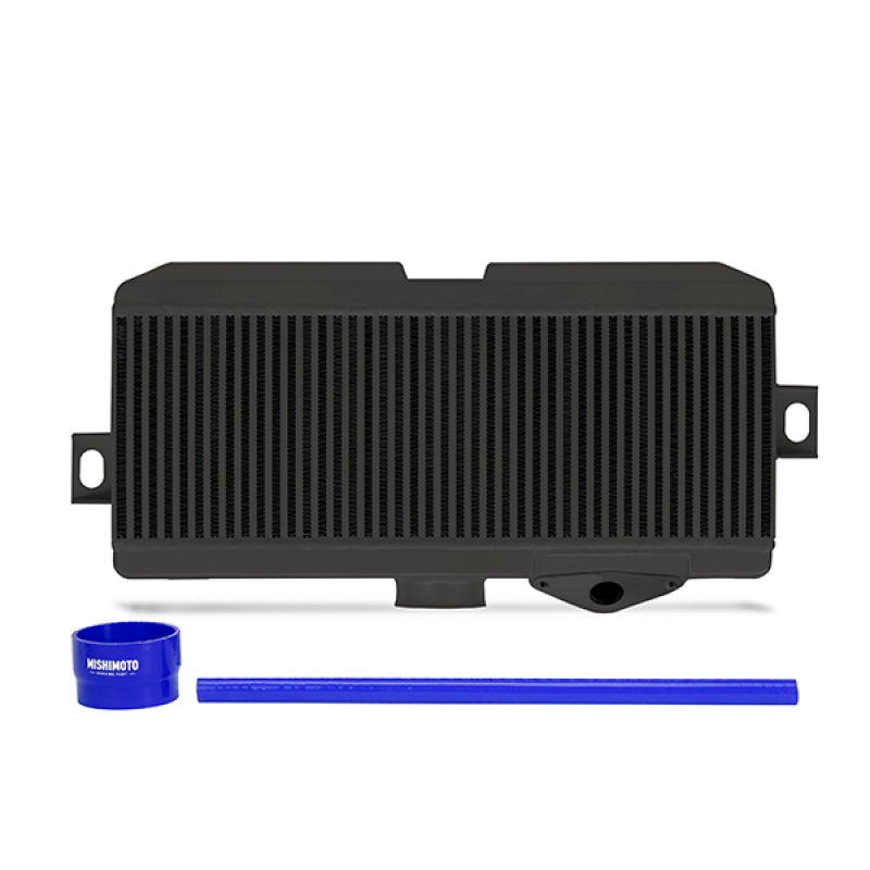 MMTMIC-STI-08BKBL Mishimoto Subaru 08-15 WRX STi Top-Mount Intercooler Kit - Powder Coated Black & Blue Hoses