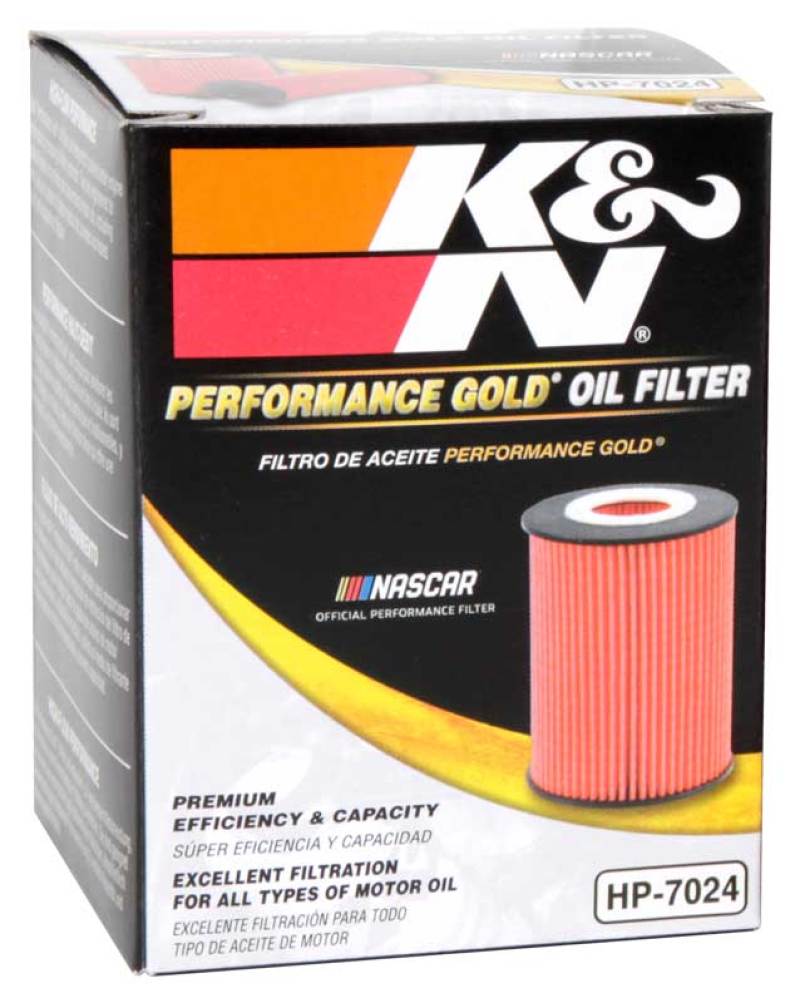 HP-7024 K&N Performance Oil Filter for 07-15 Mini Cooper L4-1.6L