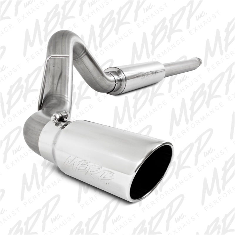 S5246409 MBRP 11-13 Ford F-250/350/450 6.2L V8 Gas 4in Cat Back Single Side T409 Exhaust System