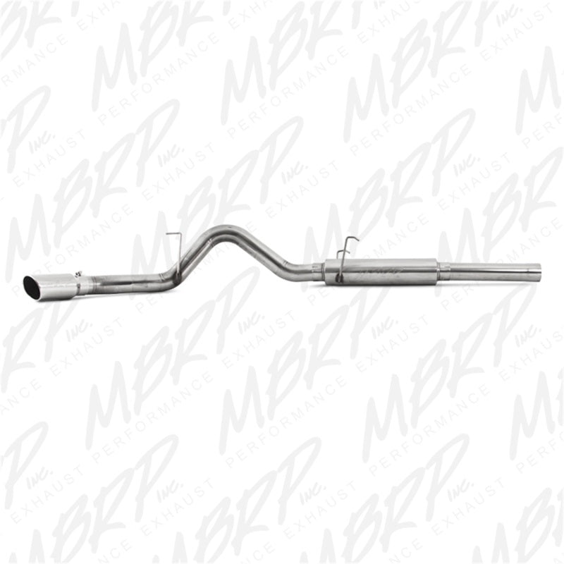 S6108409 MBRP 2004.5-2007 Dodge 2500/3500 Cummins 600/610 Cat Back Single Side