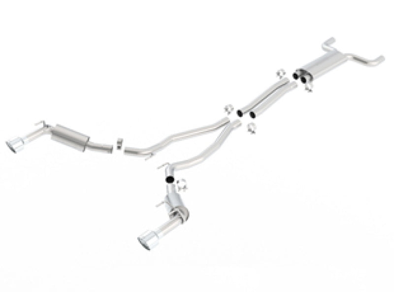 1014036 Borla 14-15 Chevy Camaro SS / ZL1 SS Single Catback Exhaust System w/ Single Rear Exit