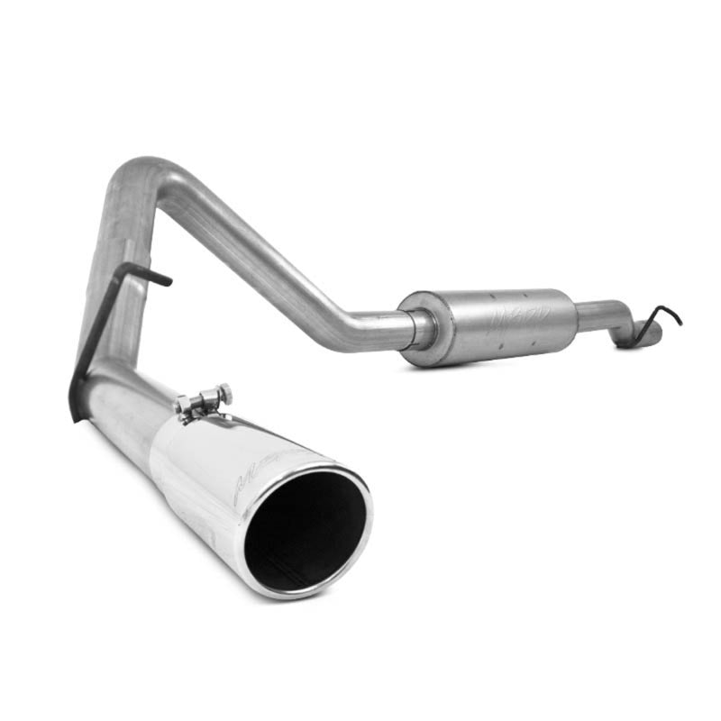 S5216AL MBRP 08-12 Ford F-250/F-350 5.4L V8/6.8L V10/6.2L V8 CC-SB/EC-LB 3in Cat Back Single Side Exit Alum