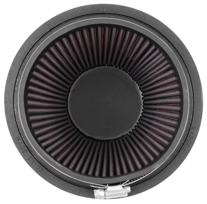 RU-2800 K&N Filter Universal Rubber Filter 5 inch Flange 6 1/2 inch Base 4 3/8 inch Top 7 inch Height
