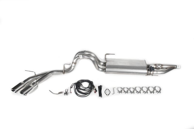 422104 ROUSH 2015-2020 Ford F-150 2.7L/3.3L/3.5L/5.0L Active Cat-Back Exhaust Kit (Excl. Raptor & Short Cab