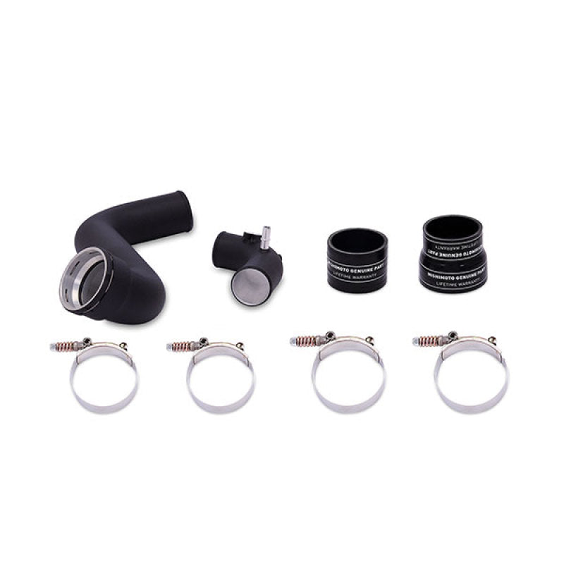 MMICP-F150-11CWBK Mishimoto 11-14 Ford F-150 3.5L EcoBoost Cold Side Intercooler Pipe Kit - Wrinkle Black
