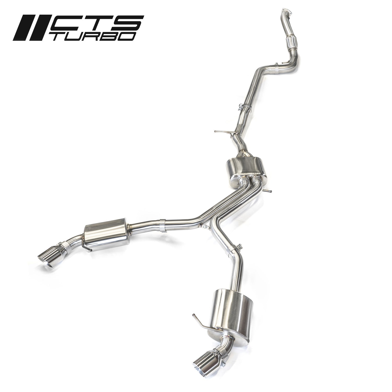 CTS Turbo B9 Audi A4 2.0T Catback Exhaust System (2017-2019) CTS Turbo EXH-CB-0019