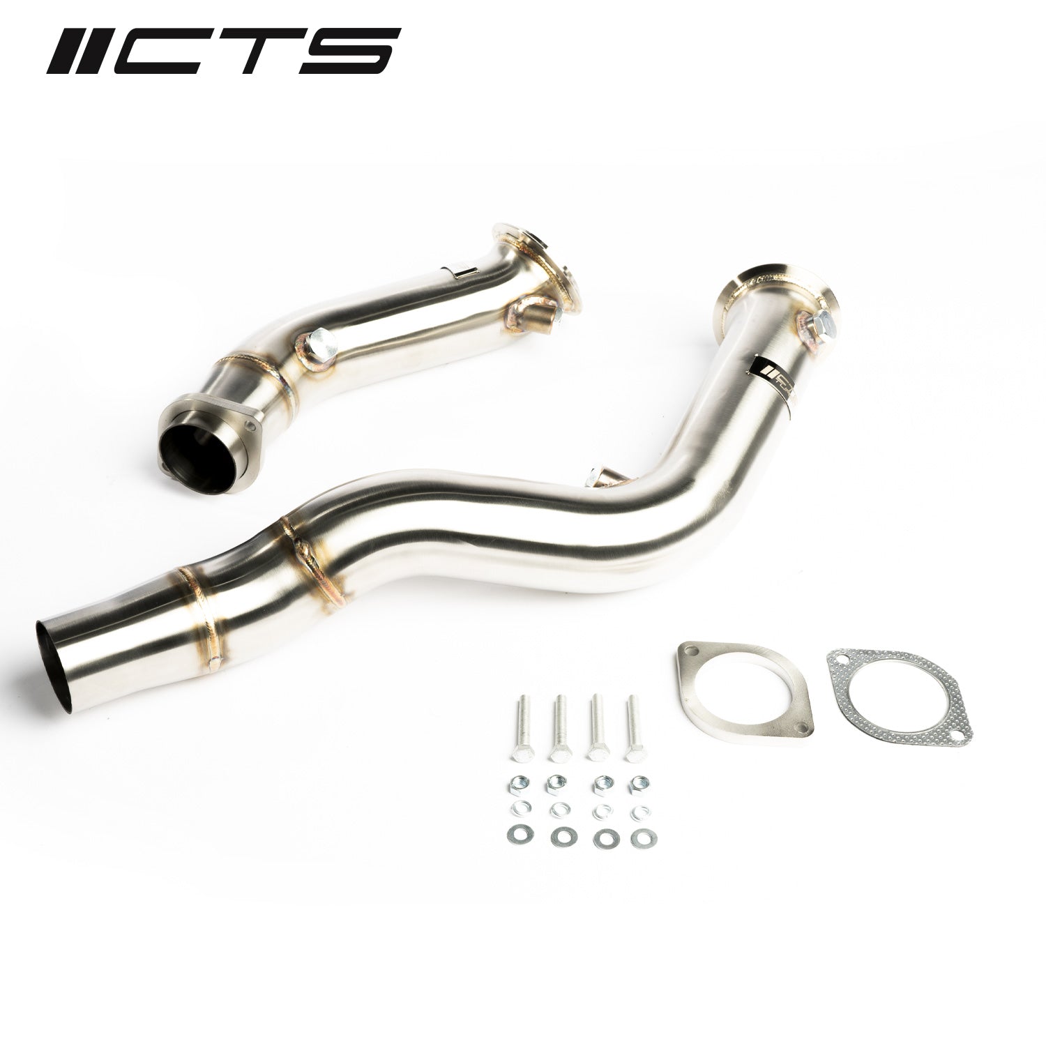 CTS Turbo 3" Stainless Steel Downpipe BMW S55 F80 F82 F87 M3/M4/M2 Competition CTS Turbo EXH-DP-0025