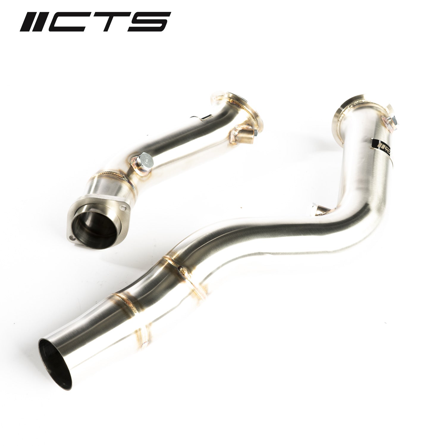 CTS Turbo 3" Stainless Steel High-Flow CAT Downpipe BMW S55 F80 F82 F87 M3/M4/M2 Competition CTS Turbo EXH-DP-0025-CAT