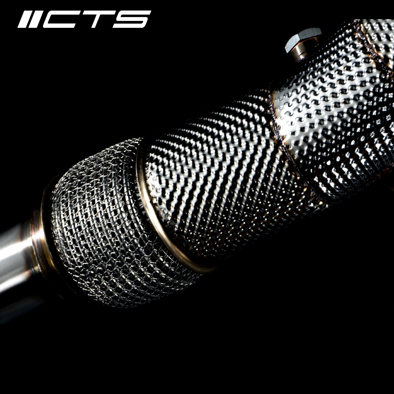CTS Turbo Audi C7/C7.5 S6/S7/RS7 4.0T Cast Downpipe Set with High Flow Cats CTS Turbo EXH-DP-0026-CAT