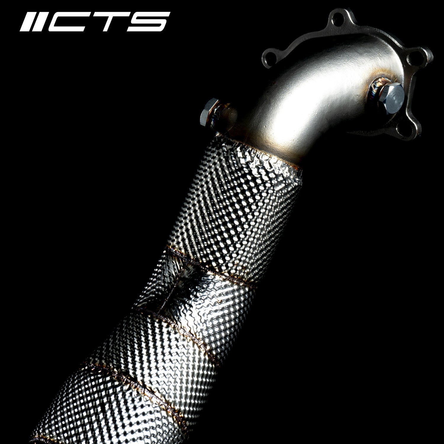 CTS Turbo Audi C7/C7.5 S6/S7/RS7 4.0T Cast Downpipe Set with High Flow Cats CTS Turbo EXH-DP-0026-CAT