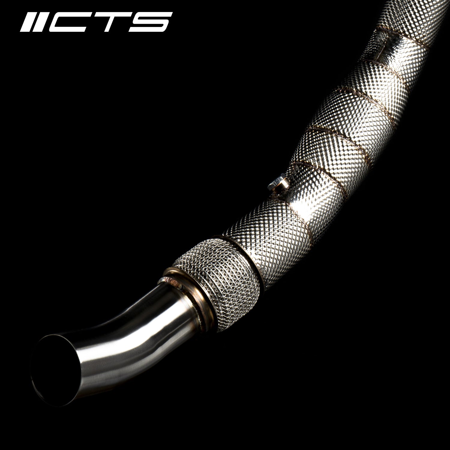 CTS Turbo Audi C7/C7.5 S6/S7/RS7 4.0T Cast Downpipe Set with High Flow Cats CTS Turbo EXH-DP-0026-CAT