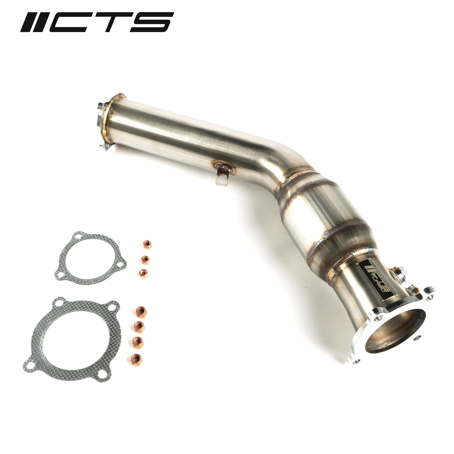 CTS Turbo B8/B8.5 Audi A4/A5/AllRoad/Q5 1.8T/2.0T High Flow Catalytic Converter CTS Turbo EXH-TP-0004-B8-CAT