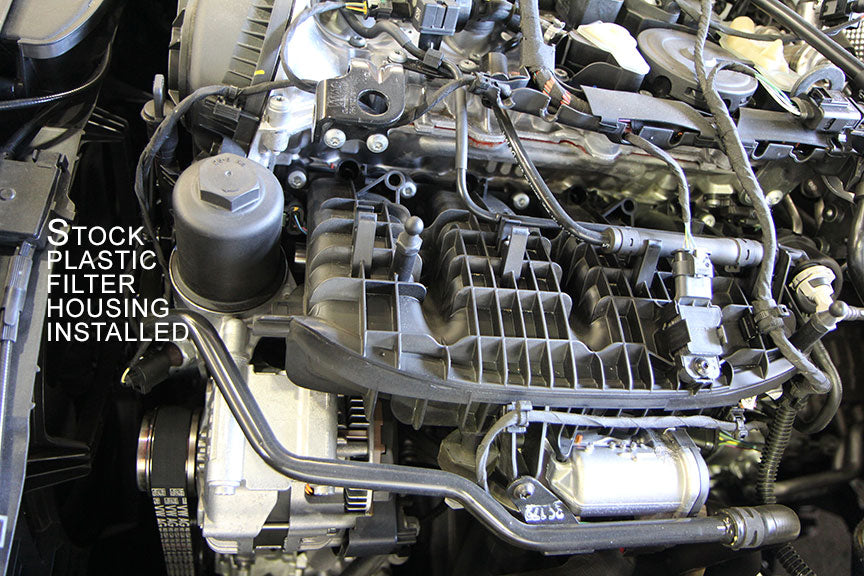 CTS B-Cool Billet MQB Oil Filter Housing CTS Turbo HW-0248