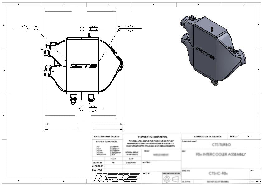 CTS Turbo S55 F80/F82/F83/F87 BMW M3/M4/M2 Air-to-Water Intercooler Upgrade CTS Turbo F8X-DF