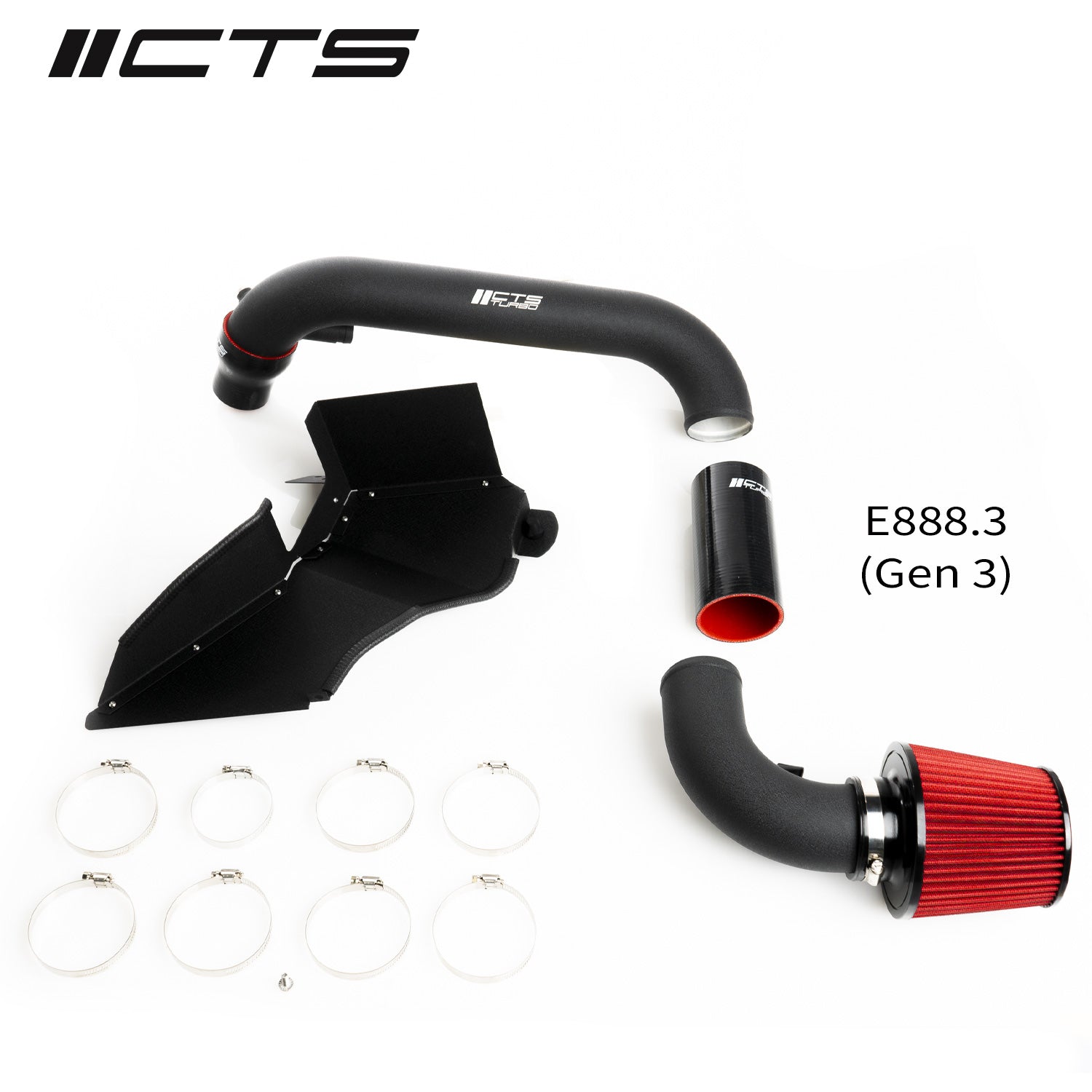CTS Turbo 3" Air Intake System for 1.8TSI/2.0TSI (EA888.1 and EA888.3 non-MQB) CTS Turbo IT-220R
