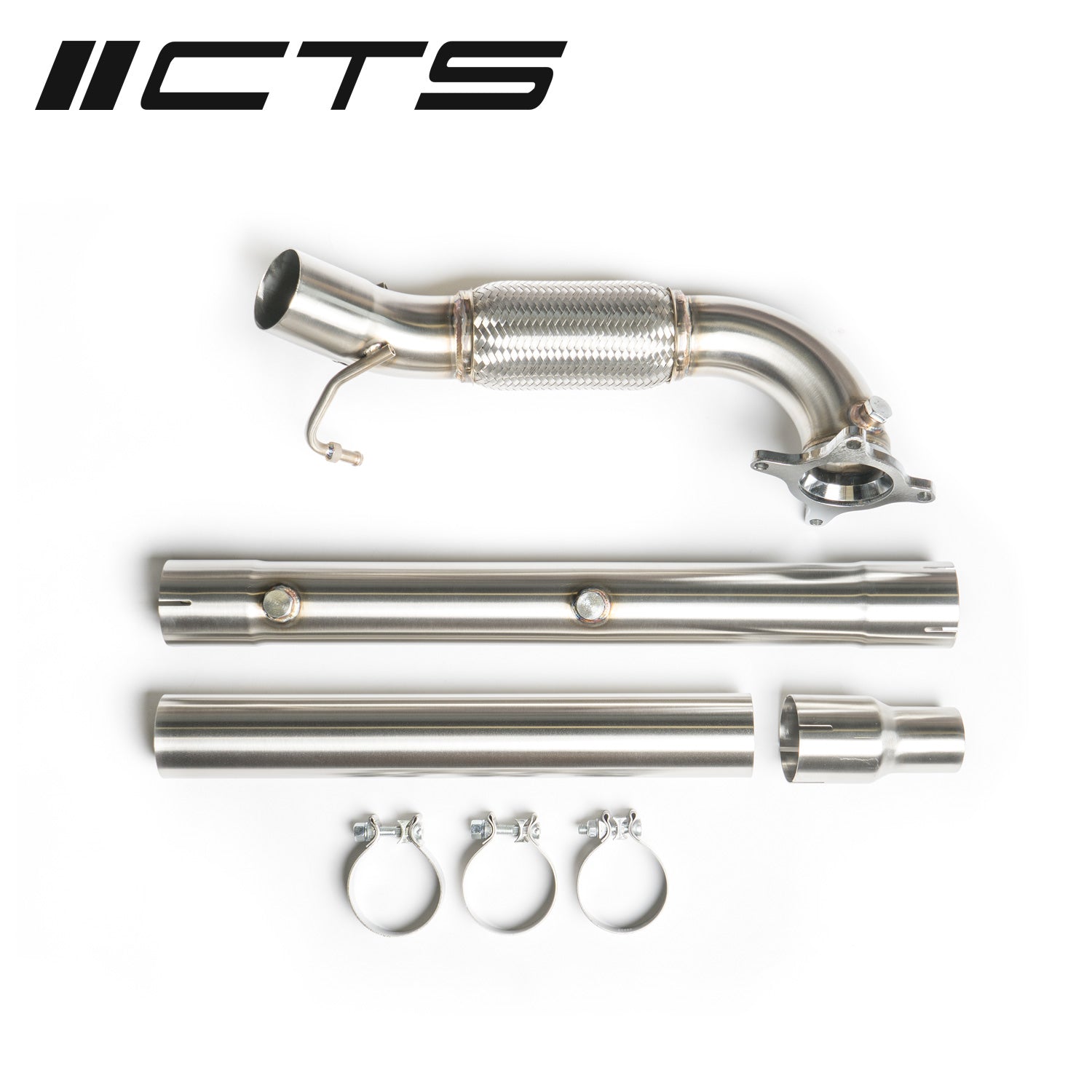 CTS Turbo Audi/VW 2.0T FWD Exhaust Downpipe (MK5; MK6; 8P A3; 8J TT) CTS Turbo EXH-DP-0001