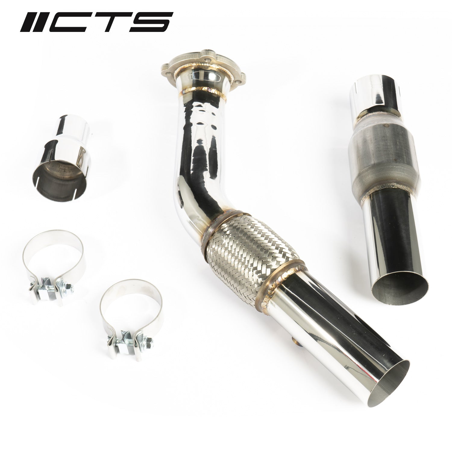 CTS Turbo MK4 1.8T Downpipe High-Flow Cat CTS Turbo EXH-DP-0002-CAT