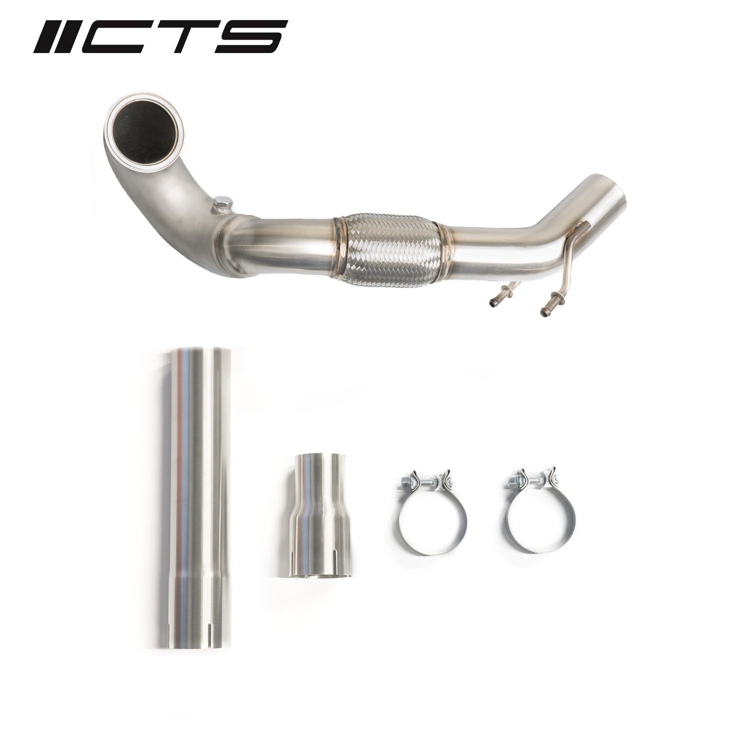CTS Turbo MQB FWD Exhaust Downpipe (MK7/MK7.5 Golf; GTI; GLI; A3 FWD) CTS Turbo EXH-DP-0014