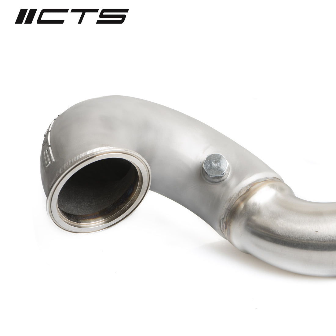 CTS Turbo MQB FWD Exhaust Downpipe with HIGH FLOW CAT (MK7/MK7.5 Golf; GTI; GLI; A3 FWD) CTS Turbo EXH-DP-0014-CAT