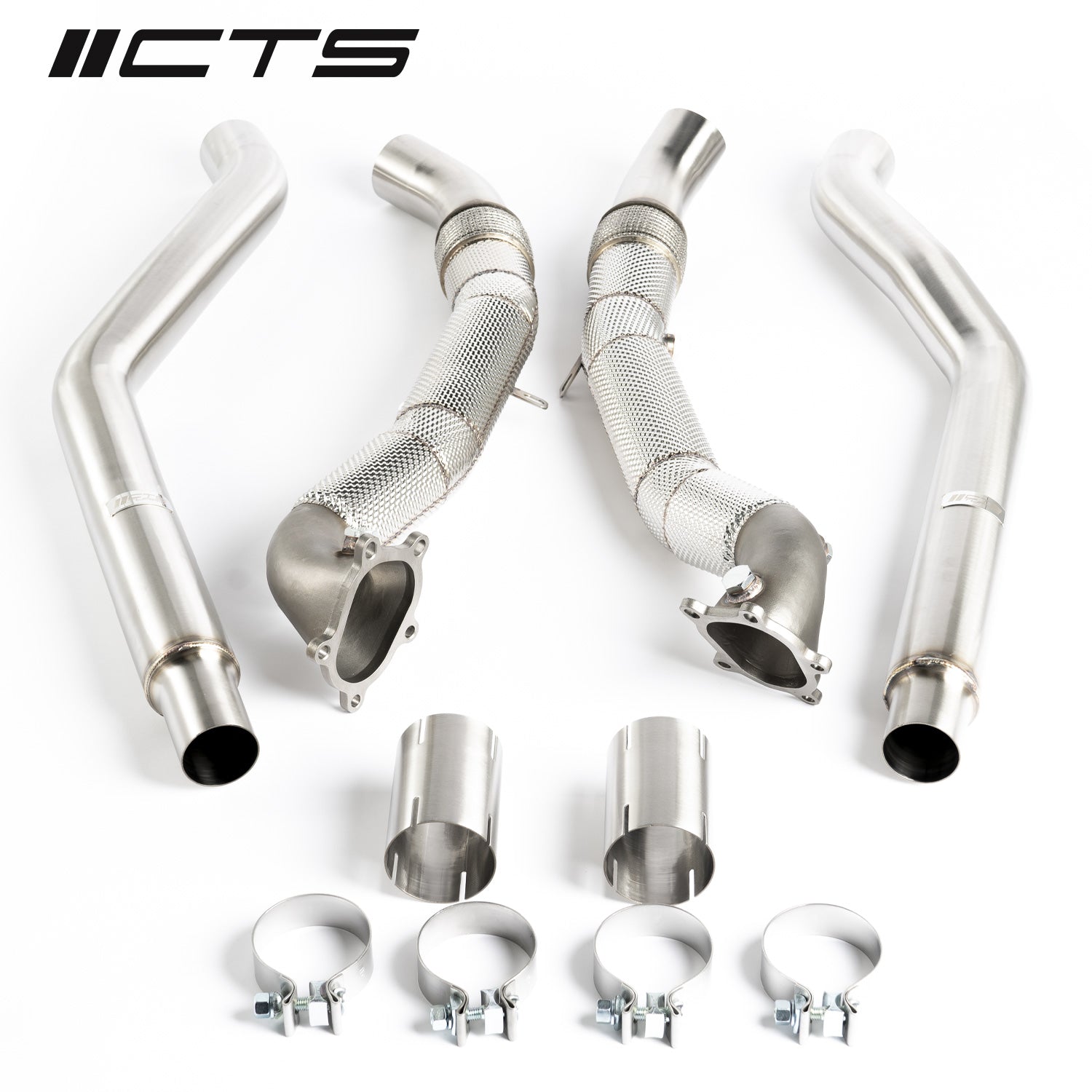 CTS Turbo Audi C7/C7.5 S6/S7/RS7 4.0T Cast Downpipe Race Set CTS Turbo EXH-DP-0026