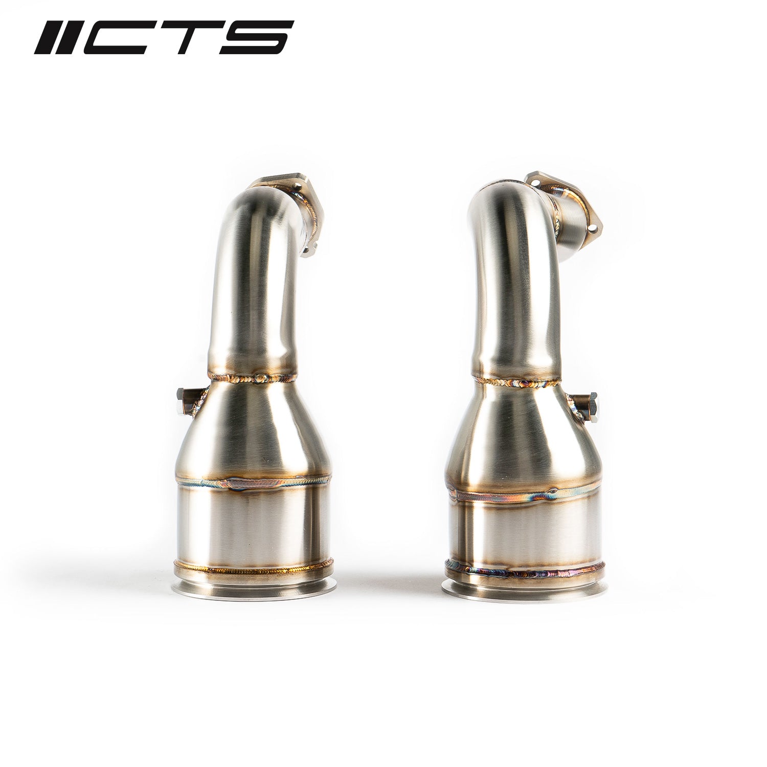 CTS TURBO Audi RSQ8 and Lamborghini Urus downpipes with high flow cats CTS Turbo EXH-DP-0048-CAT