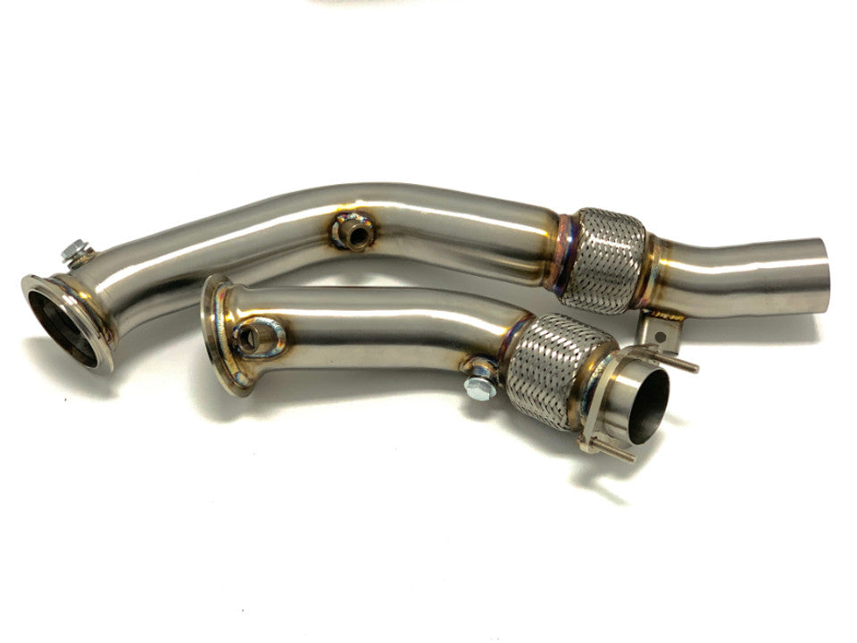 PERFORMANCE BMW S55 DOWNPIPES M2C M3 M4 W/ FLEX SECTION