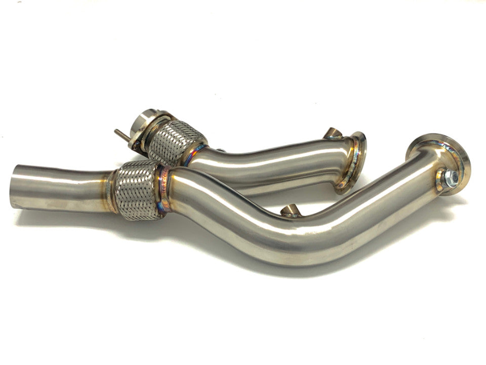 PERFORMANCE BMW S55 DOWNPIPES M2C M3 M4 W/ FLEX SECTION