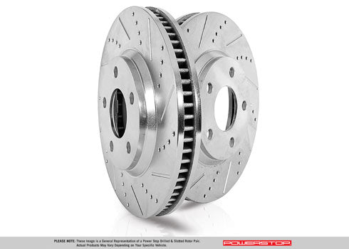 Power Stop 18-20 Kia Stinger Front Evolution Drilled & Slotted Rotors - Pair