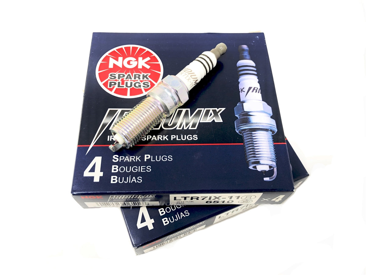 FORD FOCUS / MUSTANG GT NGK 6510 6509 Bujias Set de 4 (LTR7IX-11 LTR6IX-11)
