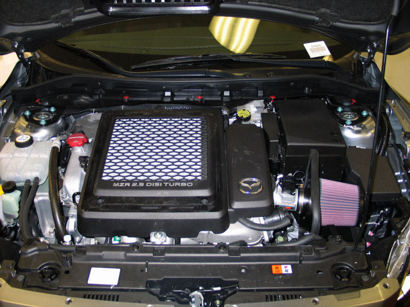 69-6012TS K&N 10 Mazdaspeed3 L4-2.3L Silver Typhoon Short Ram Intake