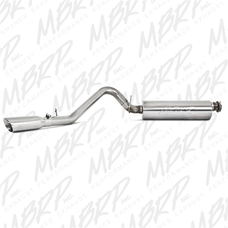 S5500409 MBRP 2000-2006 Jeep Wrangler (JK) Inline-4 2.5L Inline-6 4.0L Cat Back Single Side