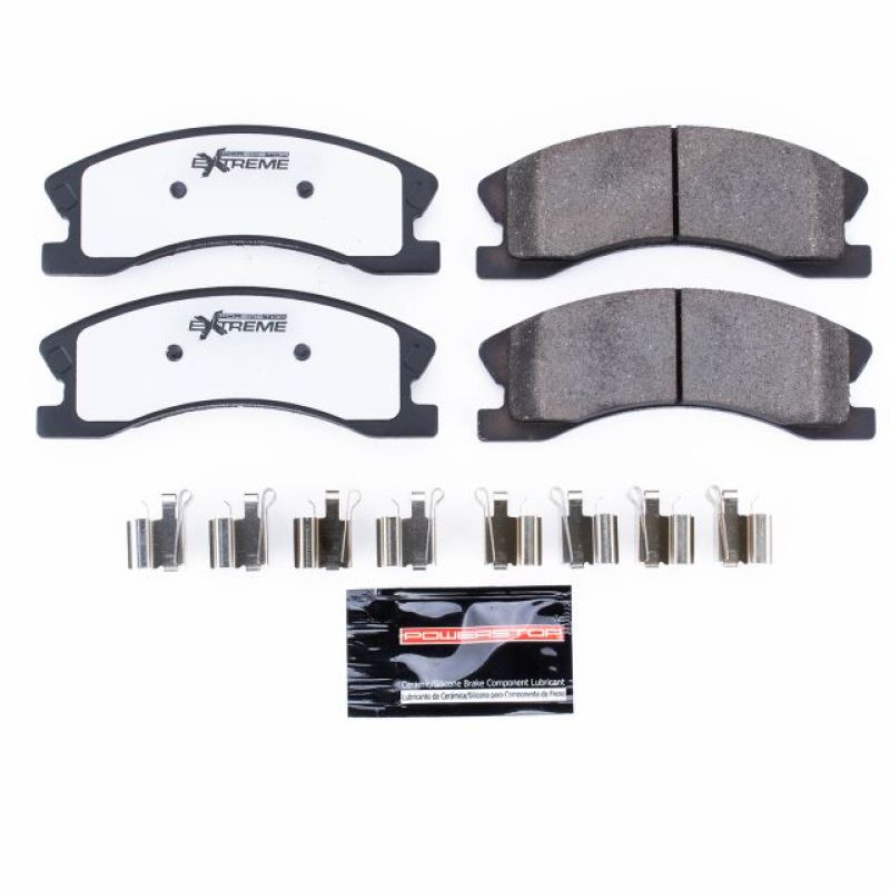 Power Stop 99-04 Jeep Grand Cherokee Front Z26 Extreme Street Brake Pads w/Hardware