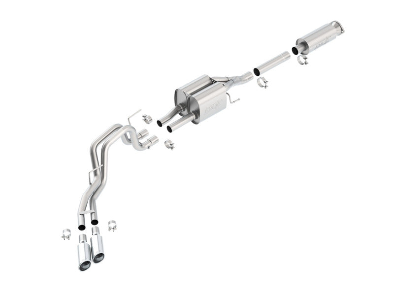 140404 Borla 10-12 Ford F-150 Raptor 6.2L V8 2/4WD AT Touring SS Catback Exhaust