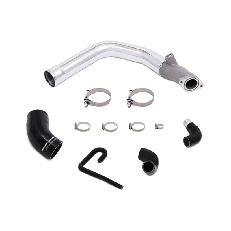 MMTMIC-WRX-15PSL Mishimoto 2015 Subaru WRX Top-Mount Intercooler Kit - Powder Coated Silver & Polished Pipes