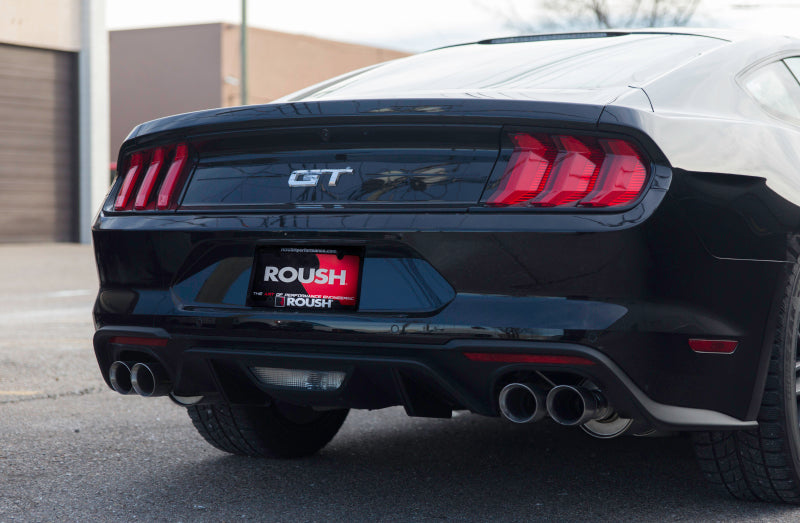 422093 ROUSH 2018-2019 Ford Mustang 5.0L V8 Cat-Back Exhaust Kit (Fastback Only)